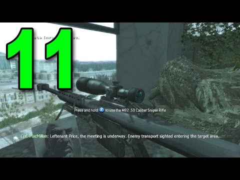 Call of Duty 4 - Part 11 - One Shot, One Kill (Let's Play / Walkthrough / Gameplay)