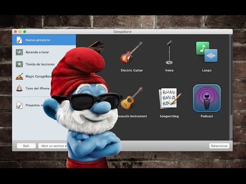 Poner voz de pitufo en GarageBand