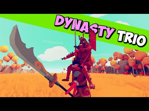 Dynasty Trio Tower! Shogun Sensei Red Jade vs Every Faction - TABS MODS GAMEPLAY