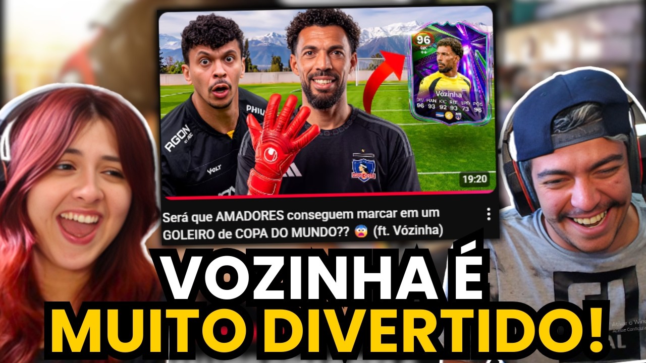 Será que AMADORES conseguem marcar em um GOLEIRO DE COPA DO MUNDO?? Vozinha nos desafiou!! 😨 | REACT