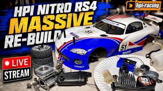 🛑HPI Nitro RS4 full Re-Build With Viper Body, new wheels LIVE - Making this Nitro Great Again🔥