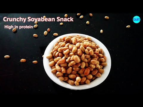 Knuspriger Sojasnack | Gesundes, proteinreiches Rezept