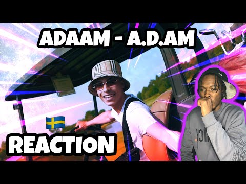 AMERICAN REACTS TO SWEDISH RAP! ADAAM - A.D.A.M (ENGLISH LYRICS)