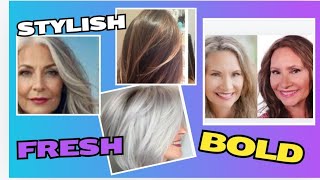 Exciting Hair Transformations: 2024 Trends for Stylish Women Over 50!