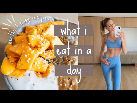 What I Eat in a Day as a Model - healthy recipes thumnail