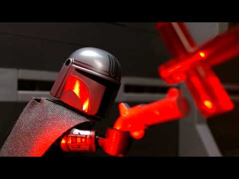 Mando vs Dark Trooper in LEGO - The Mandalorian S2 Lego Animation