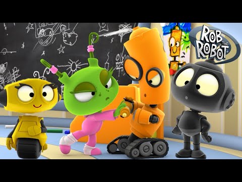 Color Confusion | Rob the Robot | Educational Videos for Kids | Robot Cartoons