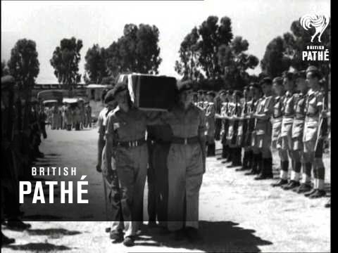 Palestine - Bomb Victims Buried (1946)