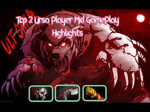 Top2 Ursa(Mid) vs Mid Monkey King and Troll Warlord 7.26