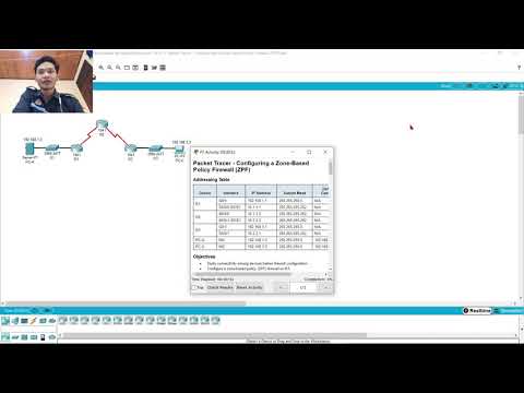 4.4.1.1 Packet Tracer - Configuring a Zone-Based Policy Firewall (ZPF)