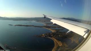preview picture of video 'Arrival at Olbia Airport (Costa Smeralda) - Germanwings Airbus A319 - Mobius Action Cam'