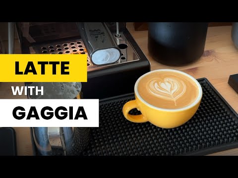 Make a Latte with Gaggia Classic Pro (Workflow)