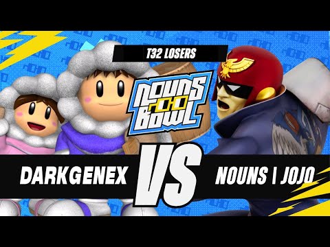 Nouns Bowl 2025 | DarkGenex (Ice Climbers) vs JoJo (Falcon) - SSBM Singles Top 32