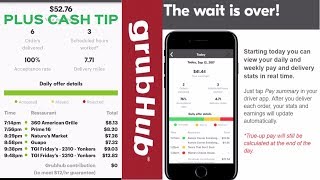 My GrubHub Block & New Pay Summary!