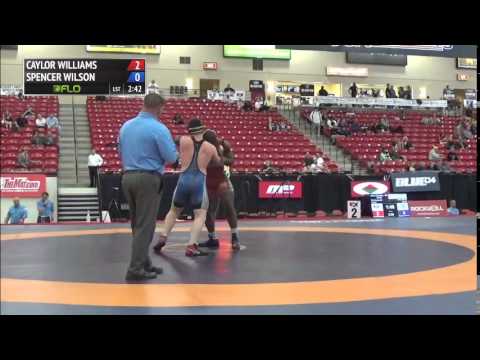 98 kg R2 - Caylor Williams (Army WCAP) vs Spencer Wilson (SUWC)