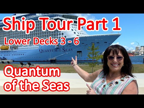 Thumbnail for Royal Caribbean Quantum of the Seas Ship Tour Part 1 - Lower Decks, Decks 3 - 6