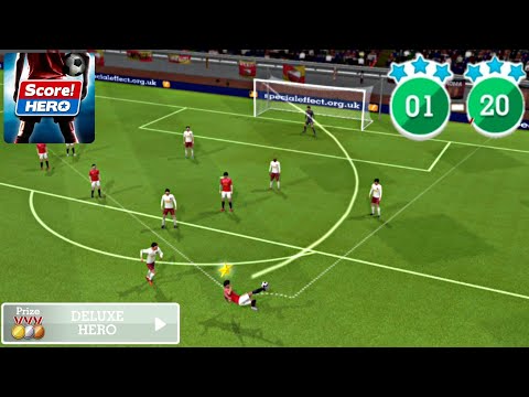 Score! Hero - DELUXE HERO - Walkthrough - Level 1 - Level 20 - Last Level - 3 Stars