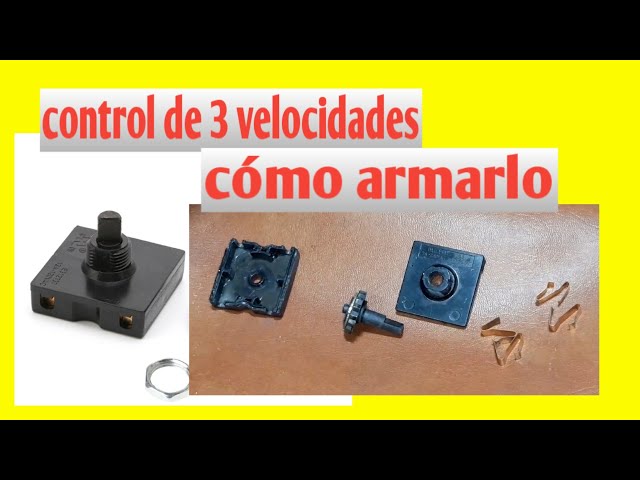 Vídeo relacionado con RUNCCI-YUN 4PCS interruptores giratorios,Governor - Interruptor giratorio para ventilador 4 posiciones, 3 marchas, 10 A, 120 V-250 V+4PCS perilla giratoria