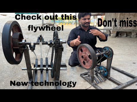 Check out this trick to get free power from a flywheel with a double cam