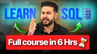 SQL Full Course for Beginners 2025 | SQL Tutorial For Beginners | SQL Training for Beginners