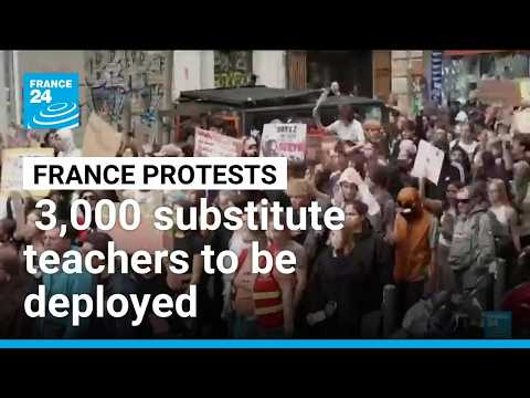 France education minister promises 3,000 extra teachers in bid to quell protests