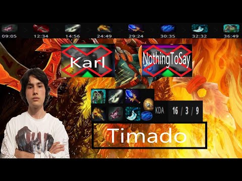 Timado Huskar Carry vs Karl & NothingToSay Gameplay Patch 7.31b - Dota 2 Full Gameplay Perspective