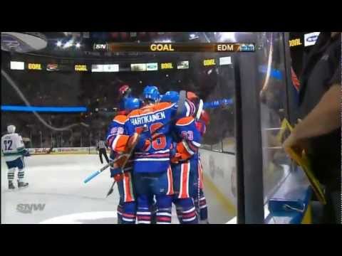 Ales Hemsky slick goal 02.04.2013