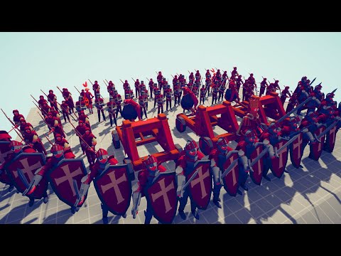 Knight Faction Vs EVERY UNIT - Totally Accurate Battle Simulator - TABS