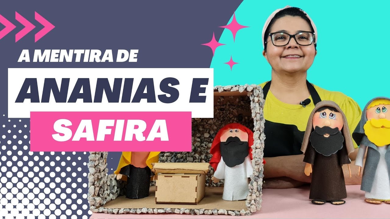 Ananias e Safira - História Bíblica Infantil.