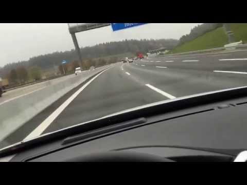 Driving the German A9 Autobahn northward
