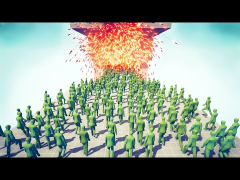 100x ZOMBIES vs ARMY GODS - Totally Accurate Battle Simulator TABS