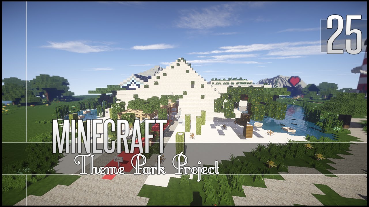 Minecraft: Lets Build - Theme Park - Part 25