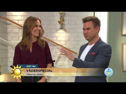 Häftigt väderfenomen - kolla in de nattlysande molnen! - Nyhetsmorgon (TV4)