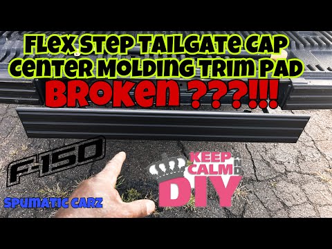 Ford F150 Flex Step Tailgate Cap Center Molding Trim DIY Repair