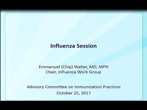 October 2017 ACIP Meeting - Influenza Vaccines