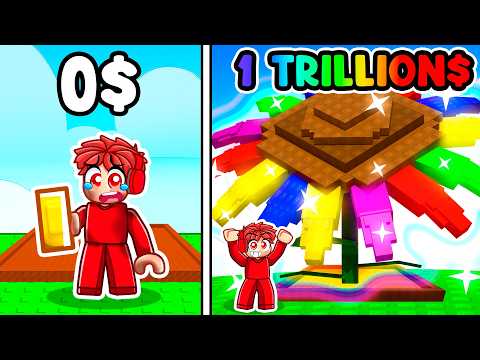 I Started With Only 1 OP SUNFLOWER Seed to become a Trillionaire (Grow a Garden)