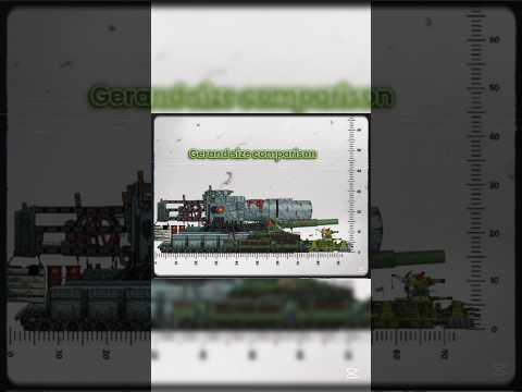 [Gerand size comparison ]Kv44 size #kv404#kv44 #armoredvehicles #gaming #gerand #homeanimation