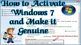 How to Activate Windows 7 & Make it Genuine Without any Activation Software or Loader 100% Working