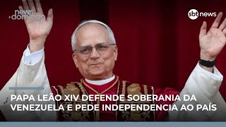 Papa Leão XIV comenta crise na Venezuela e defende soberania do país | #NewsDomingo