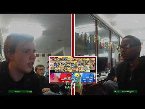 Wreck the Halls 4 Singles LQ- Hoenn (Kirby, Pokemon Trainer, Pikachu) vs AnimalKingdom (Kirby, Wolf)
