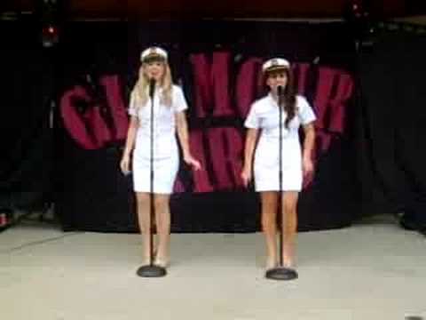 Glamour Girls (Mel & Amanda) sing 