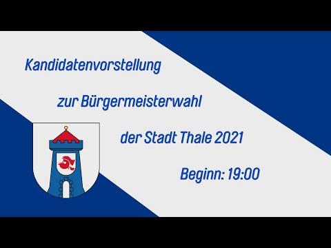 Bürgermeister-Kandidat*innen Vorstellung Thale