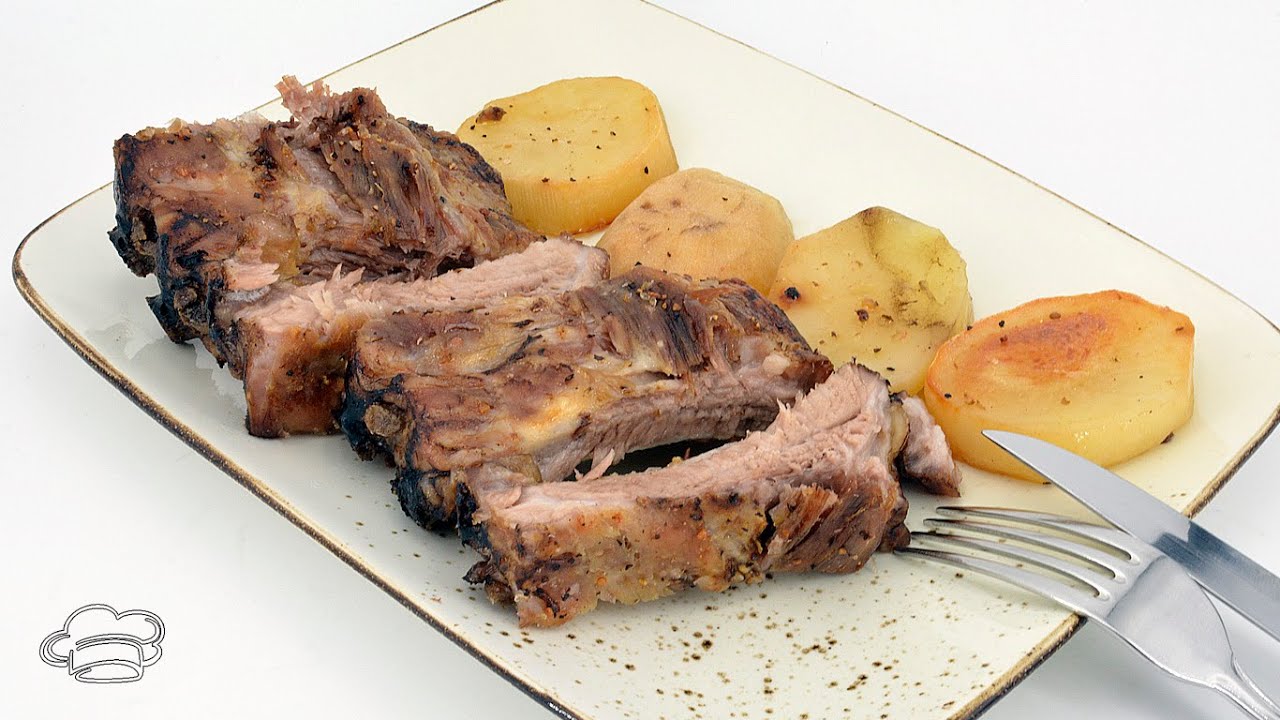Como hacer COSTILLAS DE CERDO asadas a BAJA TEMPERATURA. Las MÁS TIERNAS Y JUGOSAS