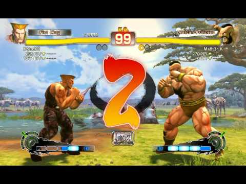 Guile vs Zangief: SNAKE EYEZ JR?!