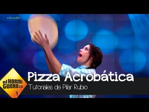 Pilar Rubio y su acrobacia con las pizzas - El Hormiguero 3.0