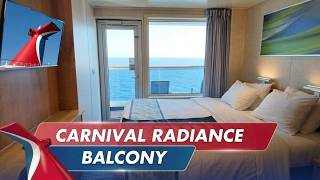 What I Found in This Carnival Radiance Balcony Room 6419 | Full Cabin Tour