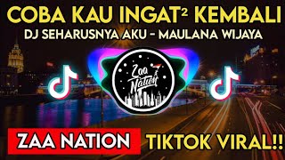 Download lagu DJ COBA KAU INGAT INGAT KEMBALI | DJ SEHARUSNYA AKU - MAULANA WIJAYA - DJ TIKTOK VIRAL 2021 mp3