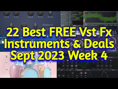 22 Best New FREE VST Plugins, Vst Instruments, Sample Packs & Plugin Deals - SEPTEMBER 2023 Week 4