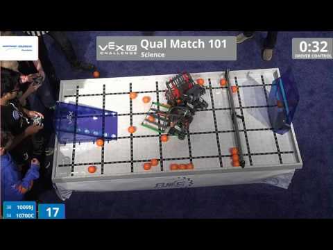 VEX Worlds 2016 - VEXIQ Middle School - Science - Qual 101 (10099J 10700C) 144