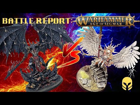 Age of Sigmar 3.1 Battle Report!! Episode 12: Knights Excelsior vs Legion of the First Prince!!
